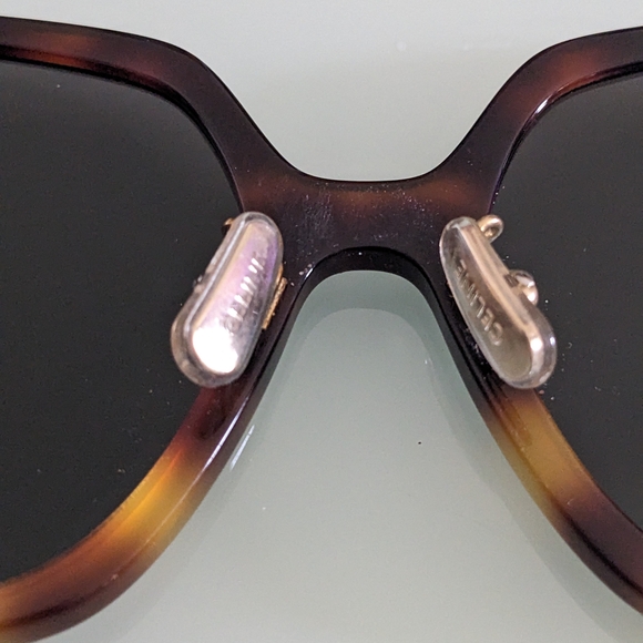 Celine Tortoise Shell Sunglasses - Picture 3 of 9